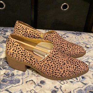 Animal Print Booties